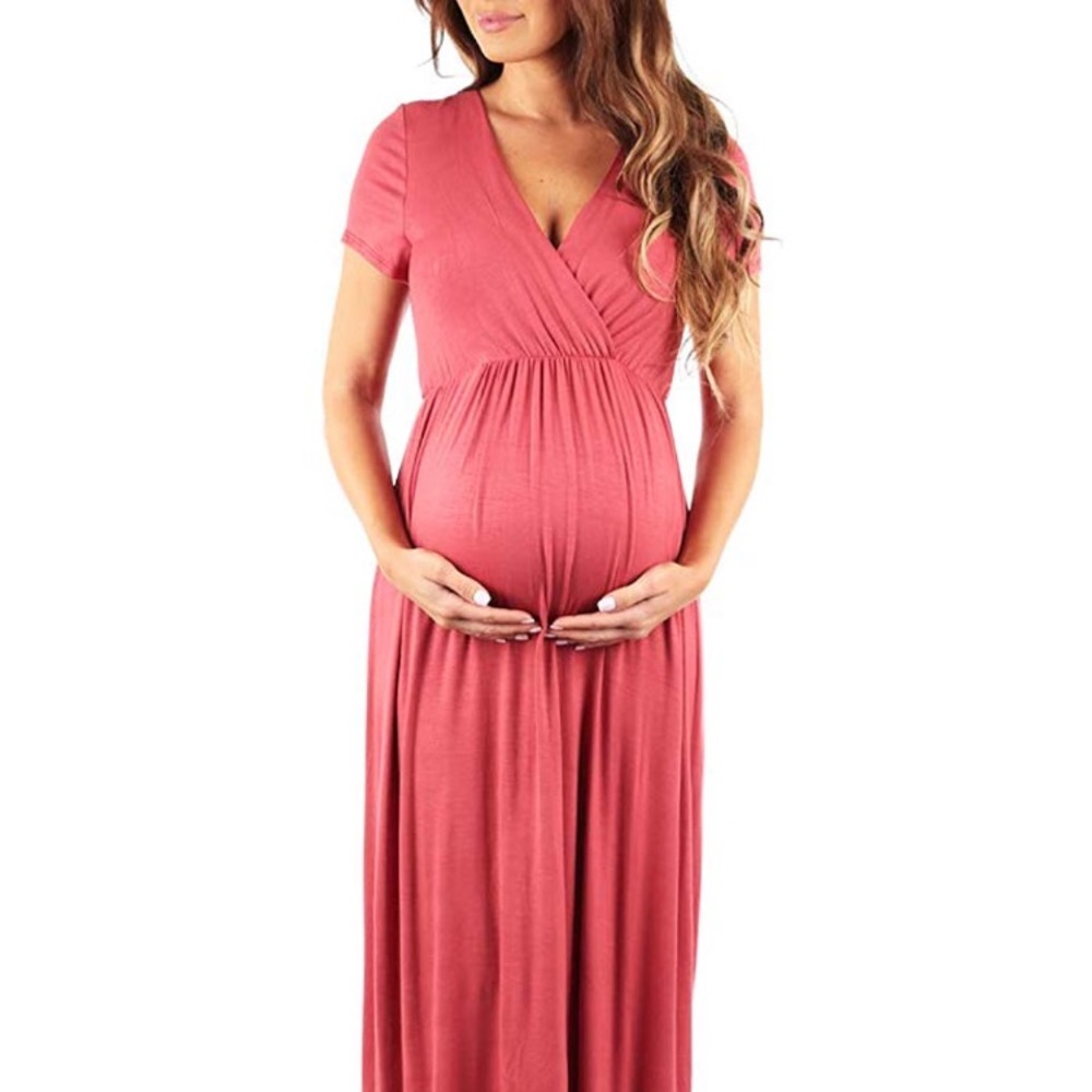 Maxi maternity dress